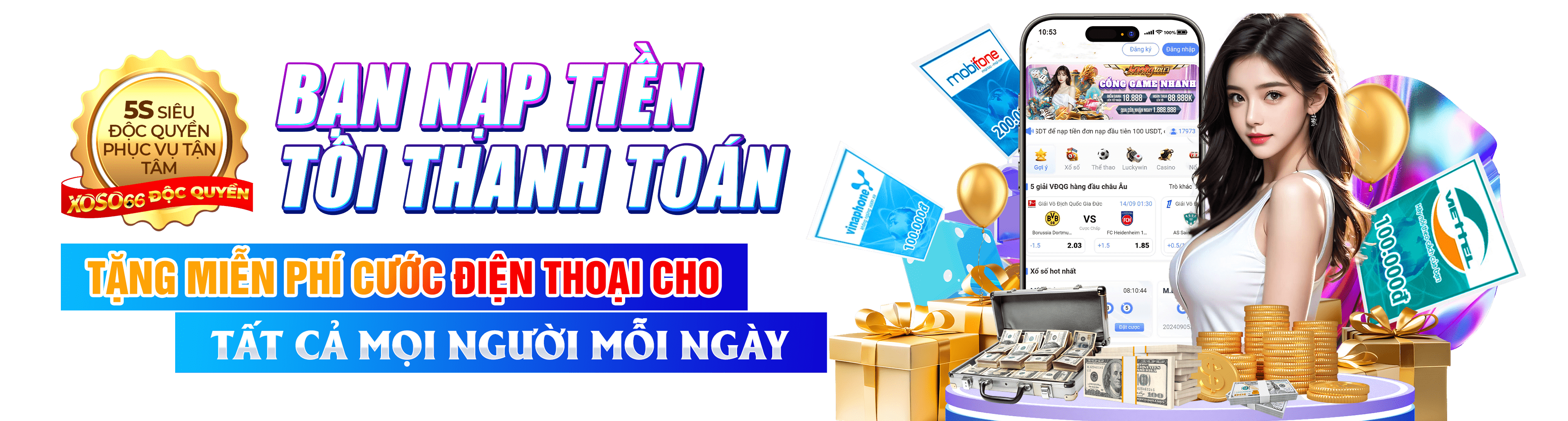 Hình ảnh quảng cáo của d89 hiển thị nền tảng và các lợi ích