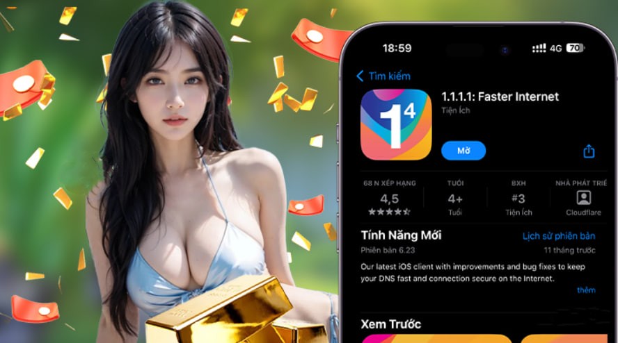 Hình ảnh quảng cáo của d89 hiển thị nền tảng và các lợi ích